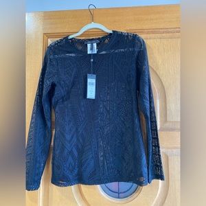 New w/tags,  BCBG black lace too. Size M, please see pics for details.